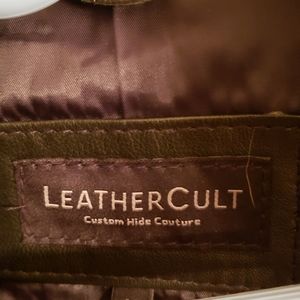 Custom made leather jacket